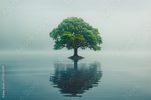 Lone Tree Reflection