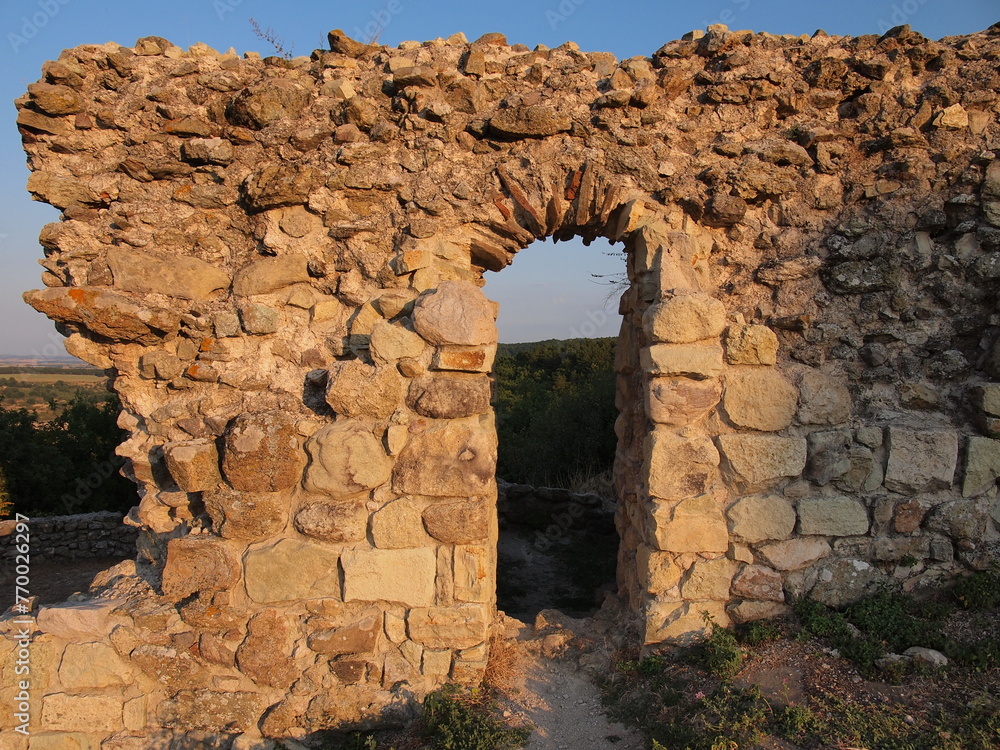 The medieval Mezek Fortress in Bulgaria