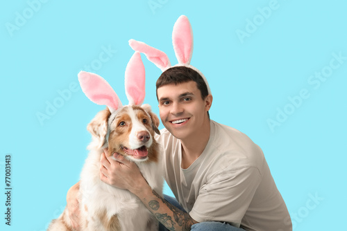 Young man with Australian S...