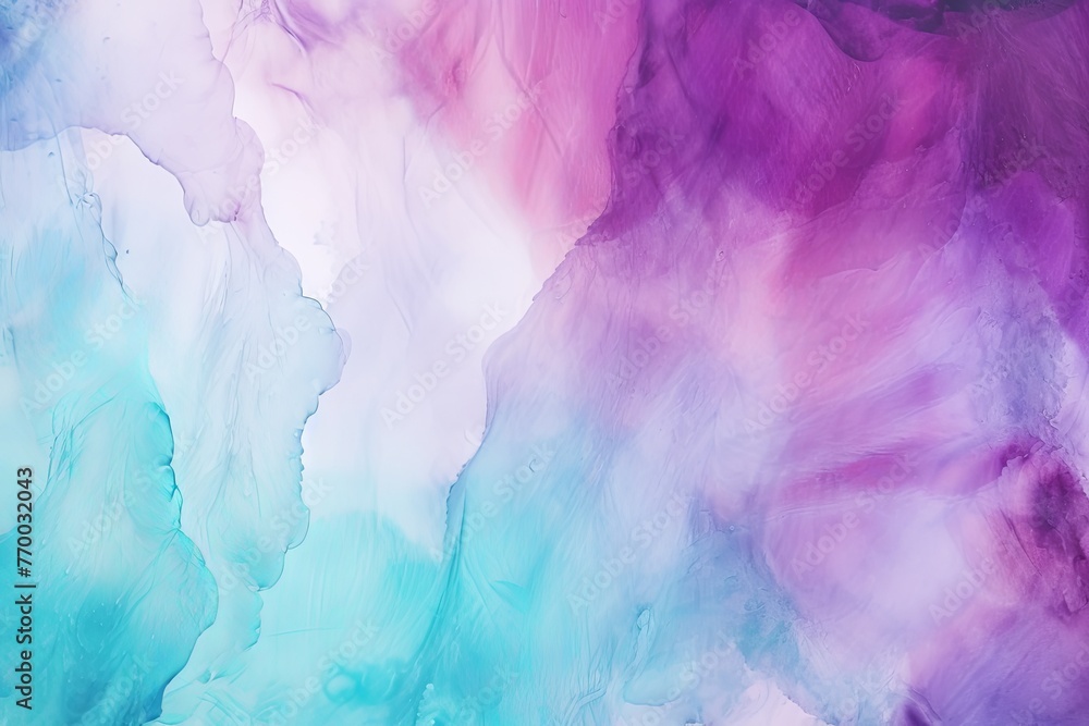 Maroon Turquoise Lavender abstract watercolor paint background barely noticeable with liquid fluid texture for background, banner with copy space and blank text area