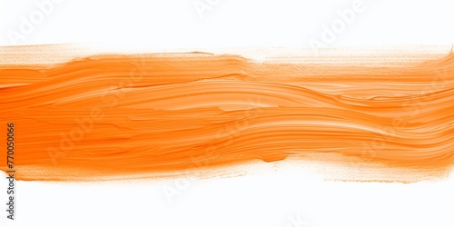 Orange thin barely noticeable paint brush lines background pattern isolated on white background
