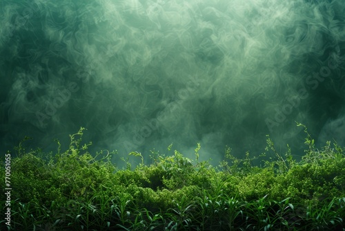 Dense Light Green Lawn: Dreamy High Definition Wallpaper Generative AI