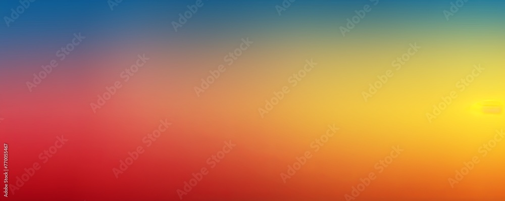 Red Blue Yellow gradient background barely noticeable thin grainy noise texture, minimalistic design pattern backdrop 