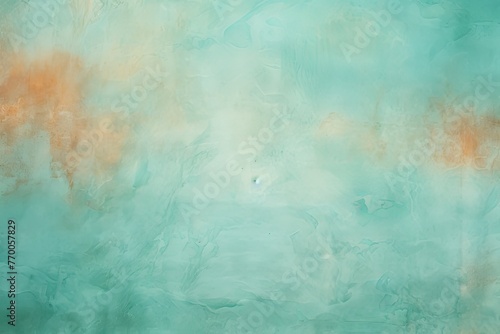 Rust Teal Taffy abstract watercolor paint background barely noticeable with liquid fluid texture for background, banner with copy space and blank text area