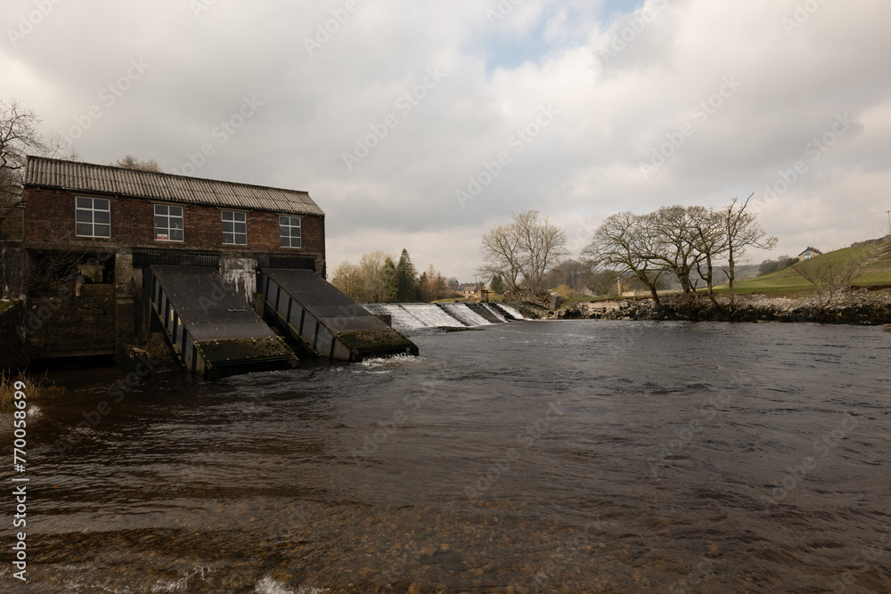 Linton Falls Hydro Plant. Upstream of the Falls you will be able to see ...