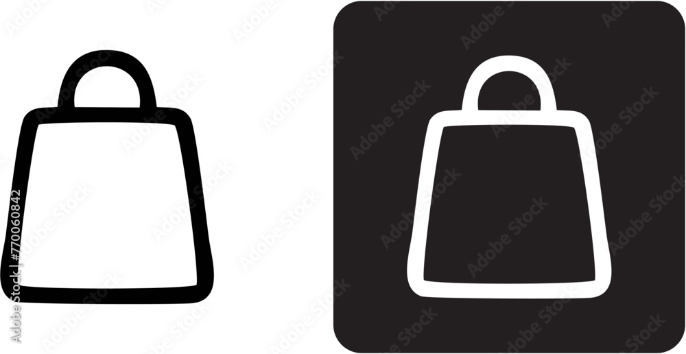 Shopping Bag Icon Black | Paper Bags Illustration | Online Shop Symbol | E-Commerce Logo | Commerce Sign | Isolated | Variations Shopping bag related line icon set. Paper market bag linear icons. Groc Shopping Bag Icon Black | Paper Bags Illustration | Online Shop Symbol | E-Commerce Logo | Commerce Sign | Isolated | Variations Shopping bag related line icon set. Paper market bag linear icons. Groc