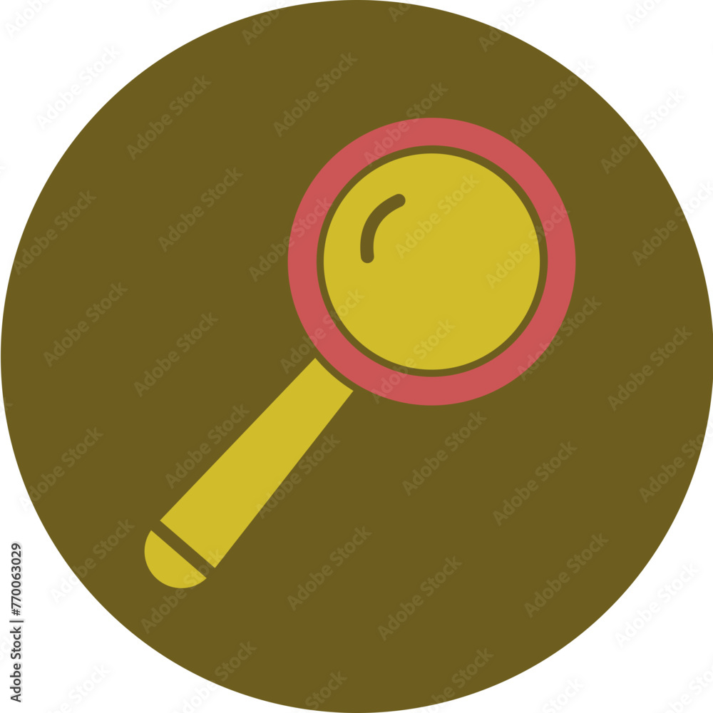 Search Glyph Two Color Circle Icon Search Glyph Two Color Circle Icon