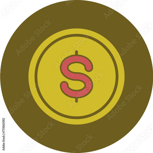 PPC  Glyph Two Color Circle Icon