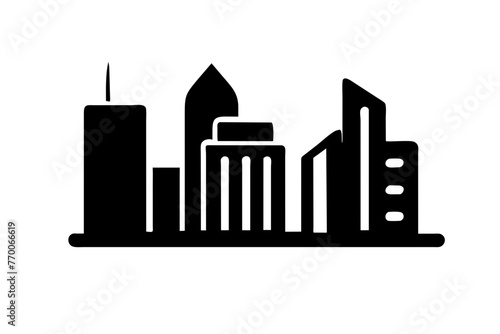 city skyline silhouette vector illustration