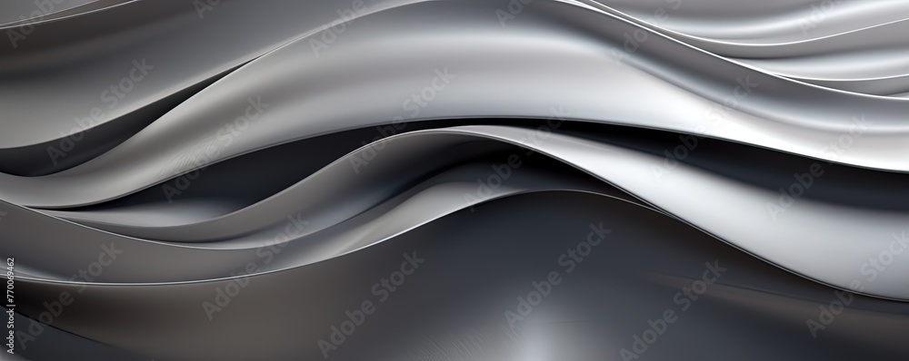 abstract background of metal texture surface, swirl ripple metal sheet, new and shiny reflective surface, Generative	
