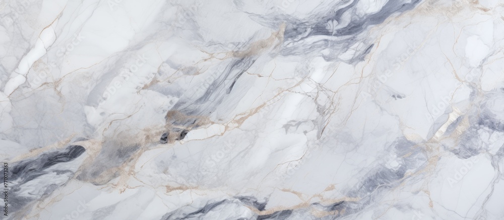A sophisticated and elegant marble texture featuring a harmonious blend of gray and white shades, perfect for luxurious interior design projects