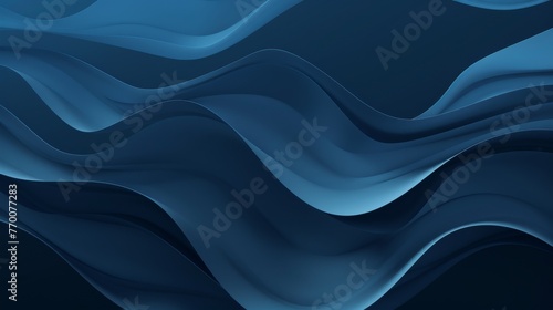 Soft smooth waves of blue evoke calmness and depth. Serene ocean waters captured in abstract form. Gentle flow of blue waves in a peaceful design.