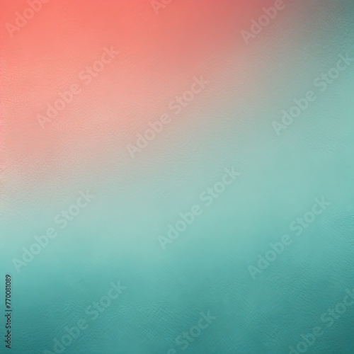 Teal Salmon Periwinkle gradient background barely noticeable thin grainy noise texture, minimalistic design pattern backdrop