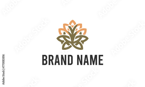 Fototapeta Naklejka Na Ścianę i Meble -  Company logo design ideas vector Flat design logo design