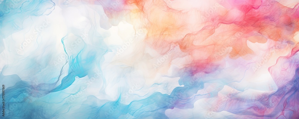 White abstract watercolor stain background pattern