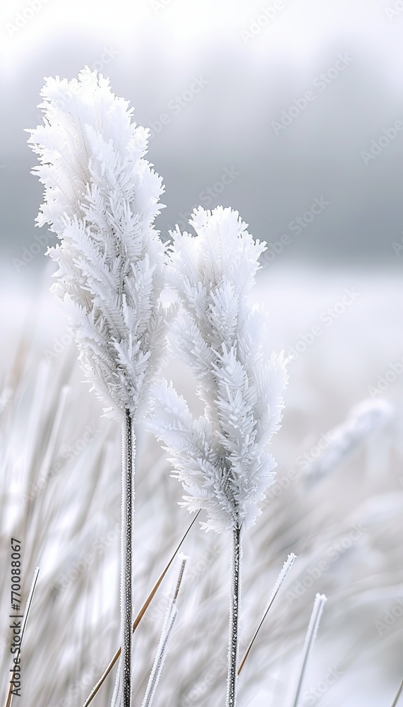 Intricate ice crystal formations on glass windowpanes forming a captivating winter background Intricate ice crystal formations on glass windowpanes forming a captivating winter background