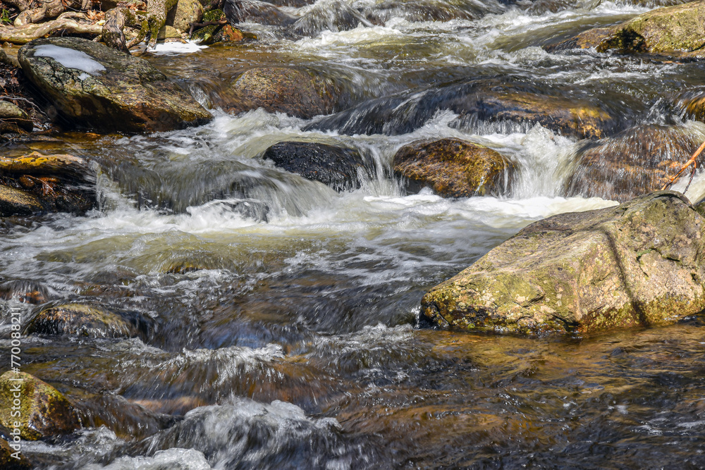 the cascading water of trap falls brook the cascading water of trap falls brook