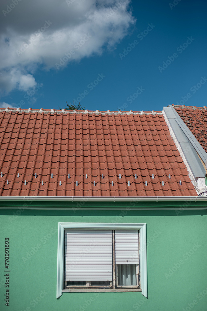 roof and blue sky