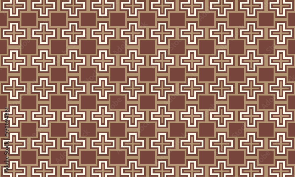 Infuse your designs with earthy elegance using this captivating brown geometric pattern.