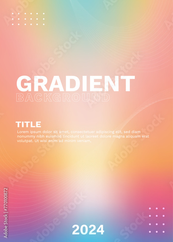 Summer Ombre Abstract Vector Background Texture