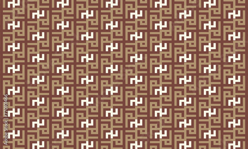 Infuse your designs with earthy elegance using this captivating brown geometric pattern.