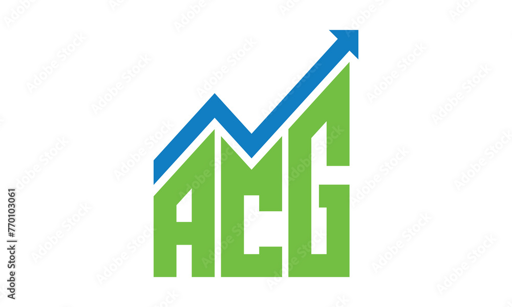 ACG financial logo design vector template. ACG financial logo design vector template.