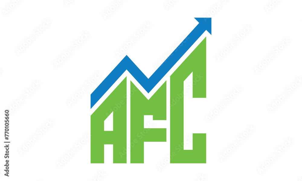 AFC financial logo design vector template. AFC financial logo design vector template.
