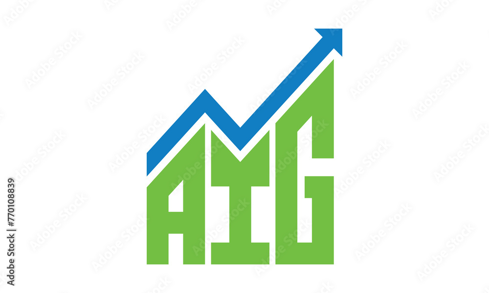 AIG financial logo design vector template. AIG financial logo design vector template.