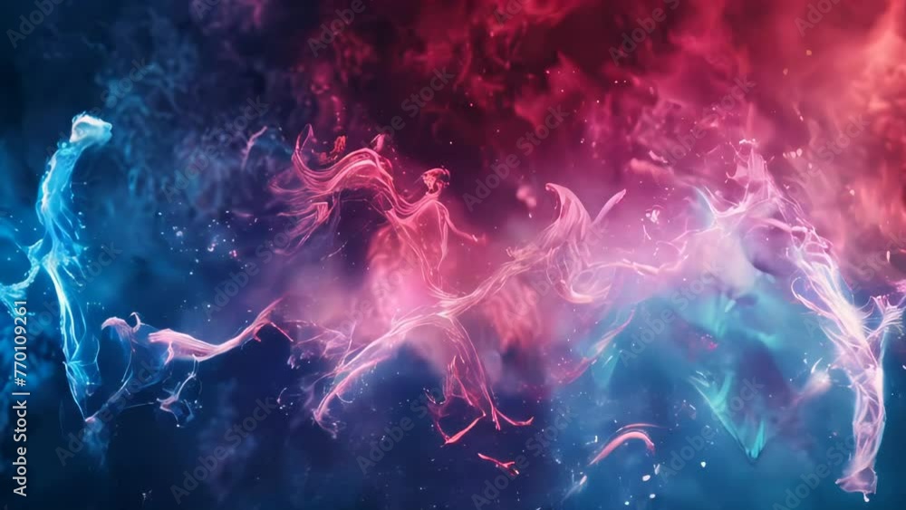 Abstract colorful background with glowing particles.,. Abstract colorful background with glowing particles.,.