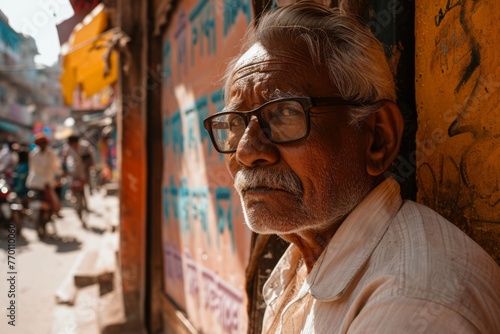 Old man in the street