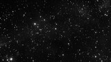 black sky with stars, galaxy, outer space, copy and text space, 16:9