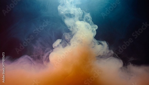 Atmospheric smoke, abstract color background, close-up. 