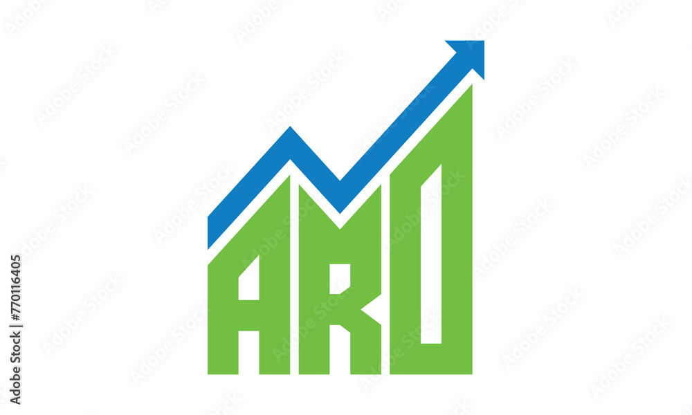 ARO financial logo design vector template. ARO financial logo design vector template.