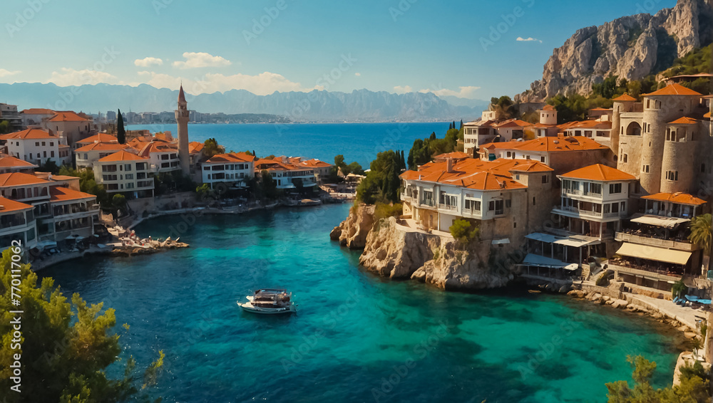 Beautiful city Antalya Türkiye resort