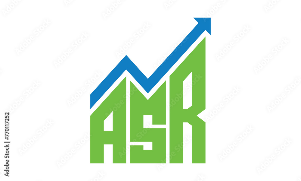 ASR financial logo design vector template. ASR financial logo design vector template.
