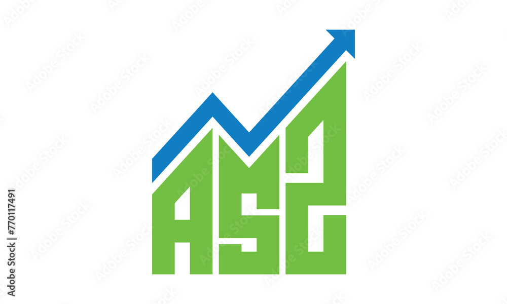 ASZ financial logo design vector template. ASZ financial logo design vector template.