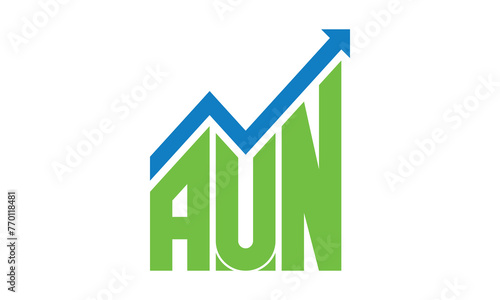 Free Download AUN financial logo design vector template.	 - GFXLoad
