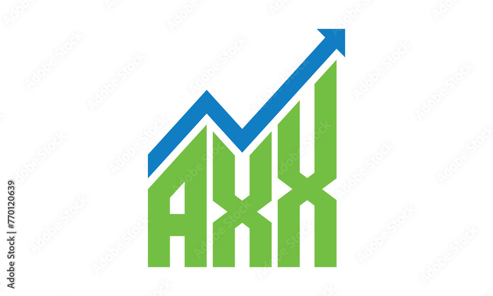 AXX financial logo design vector template. AXX financial logo design vector template.