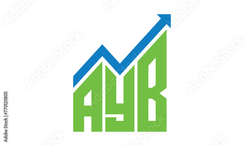 Free Download AYB financial logo design vector template.	 - GFXLoad