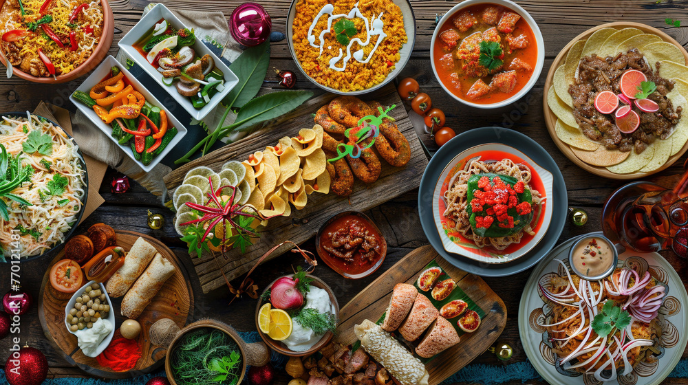 Diverse Cultural Festivals Celebratory Cuisine