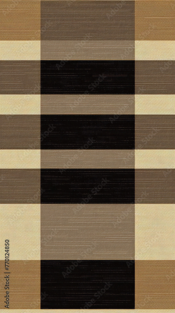 Fototapeta premium Vertical stripes of beige, brown, and black. Geometric pattern. 