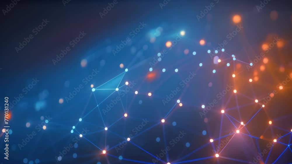 Abstract technology background with connection lines and dots. 3D Rendering, Abstract technology background with circuit board. Artificial intelligence concept. 3D Rendering, AI Generated Abstract technology background with connection lines and dots. 3D Rendering, Abstract technology background with circuit board. Artificial intelligence concept. 3D Rendering, AI Generated