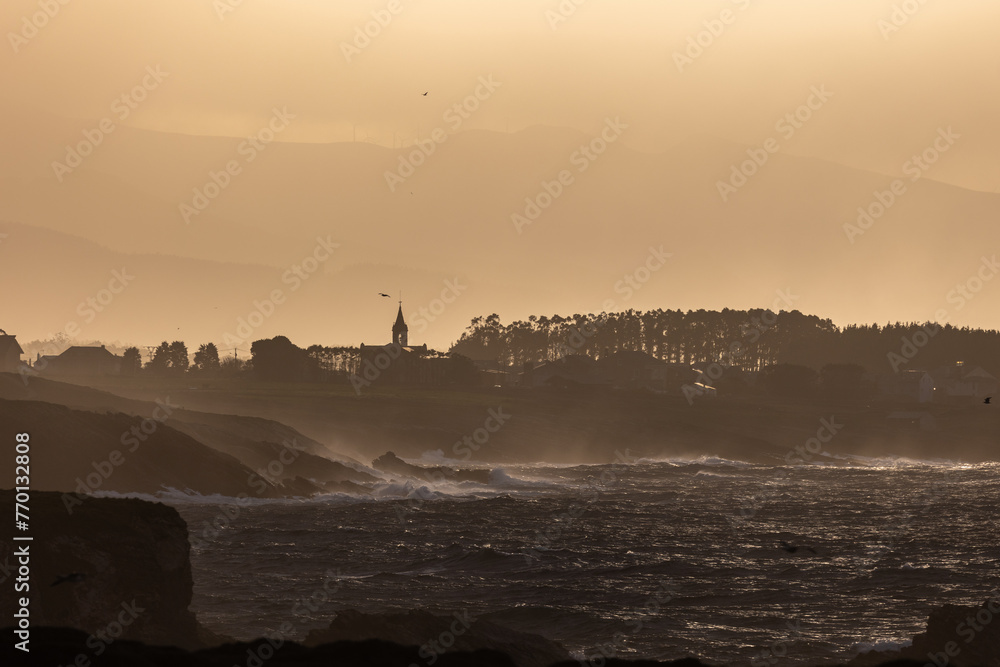 An afternoon of stormy weather on the Cantabrian coast!