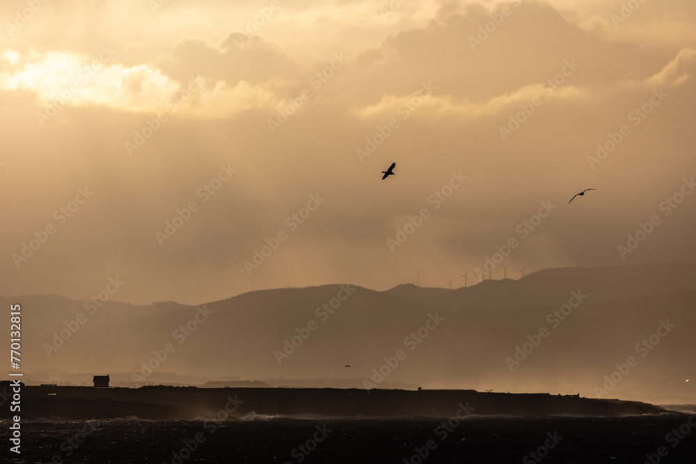 An afternoon of stormy weather on the Cantabrian coast!