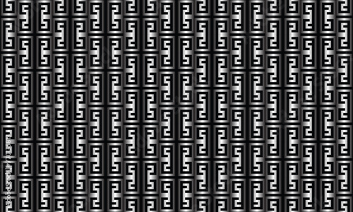 Elevate your designs with a touch of modern elegance using this captivating silver geometric pattern.