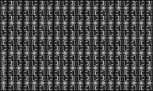 Elevate your designs with a touch of modern elegance using this captivating silver geometric pattern.