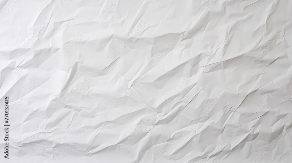 Textured Crumpled White Paper Ai generated Textured Crumpled White Paper Ai generated