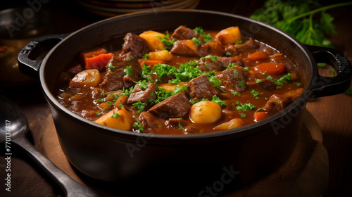 stew with carrots and potatoes