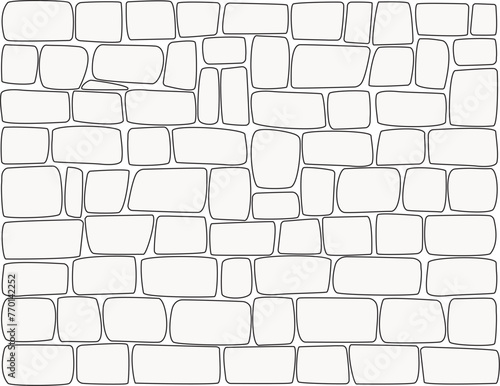Seamless Stone Brick Wall 0090