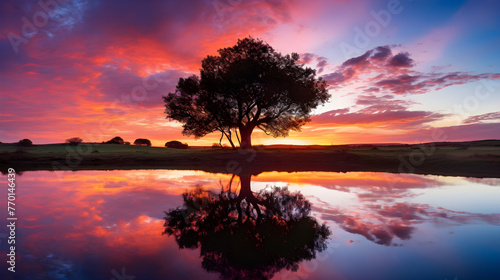 Patchwork Sky: Reverie of a Countryside Sunset © Jimmy